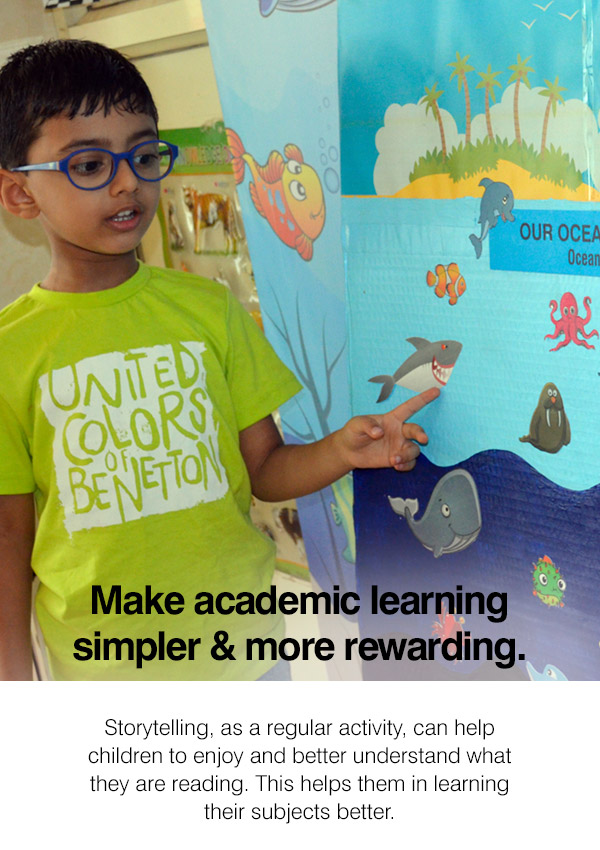 Interactive Story Sessions for Kids in Navi Mumbai - Make academic learning simpler and more rewarding.