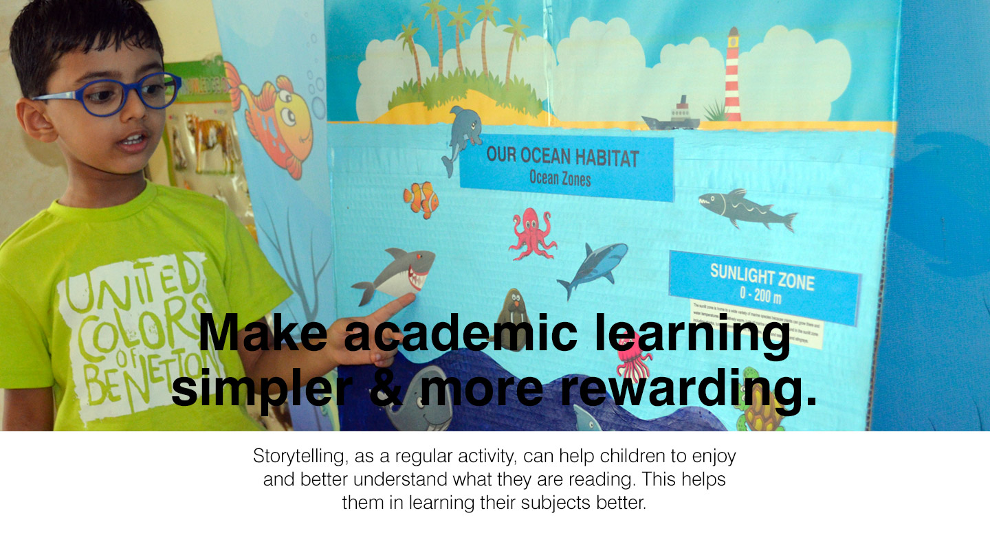 Interactive Story Sessions for Kids in Navi Mumbai - Make academic learning simpler and more rewarding.